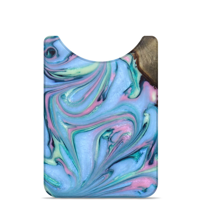 Live Edge Wood+Resin Wallet - Brandi (Purple, 672978)