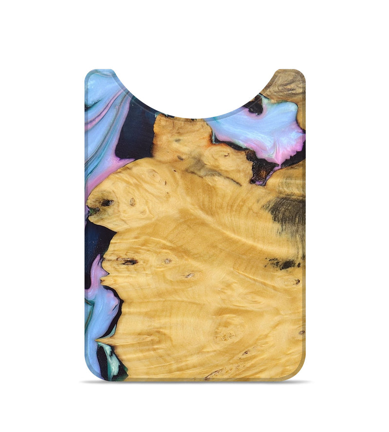 Live Edge Wood+Resin Wallet - Ida (Purple, 672980)