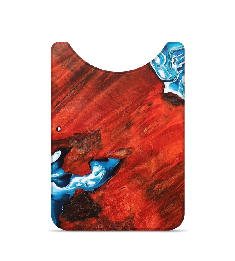 Live Edge Wood+Resin Wallet - Malia (Blue, 672998)