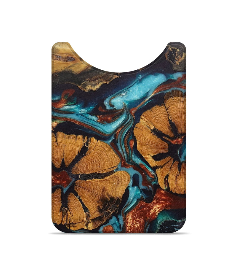 Live Edge Wood+Resin Wallet - Camila (Mosaic, 673004)
