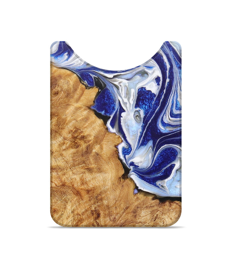 Live Edge Wood+Resin Wallet - Minnie (Blue, 673008)