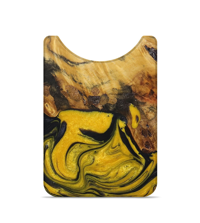 Live Edge Wood+Resin Wallet - Shawn (Black & White, 673010)