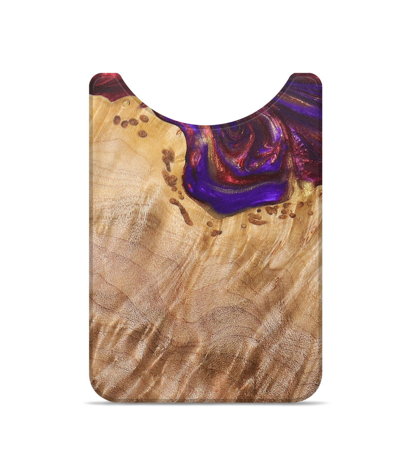 Live Edge Wood+Resin Wallet - Eunice (Purple, 673014)