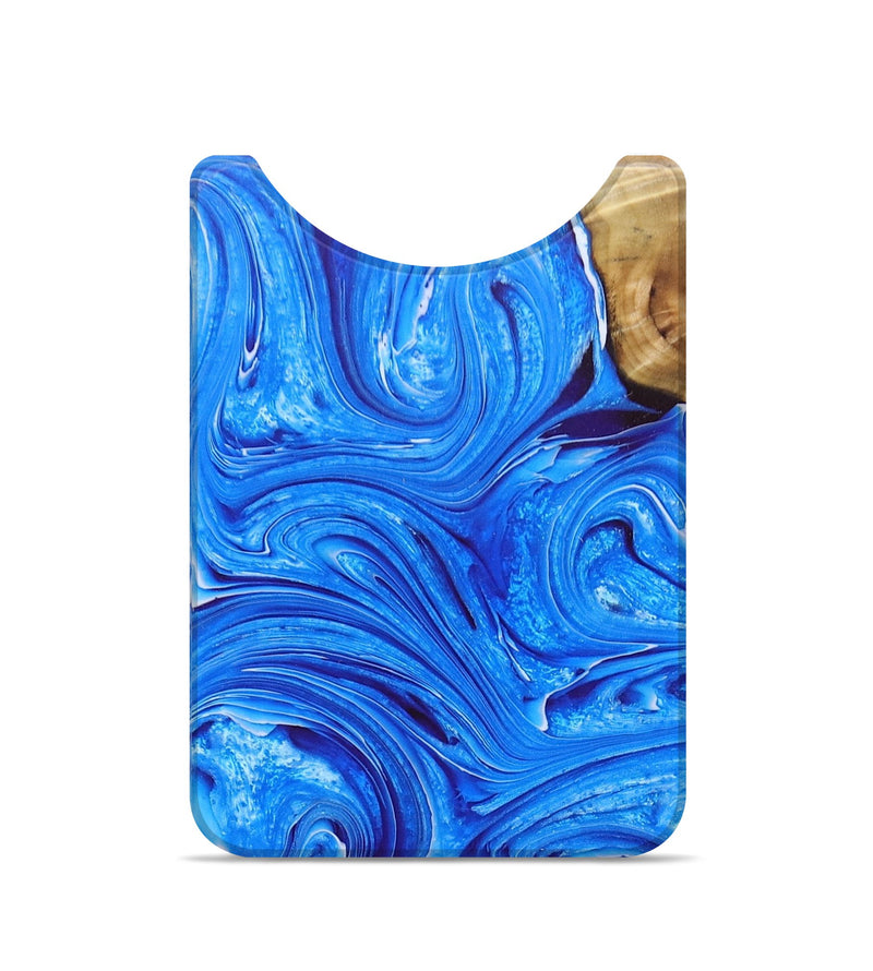 Live Edge Wood+Resin Wallet - Marc (Blue, 673021)