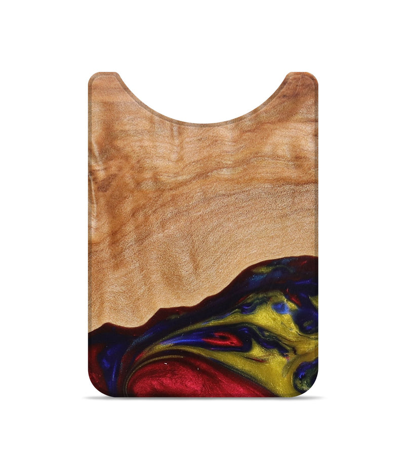 Live Edge Wood+Resin Wallet - Arturo (Red, 673022)