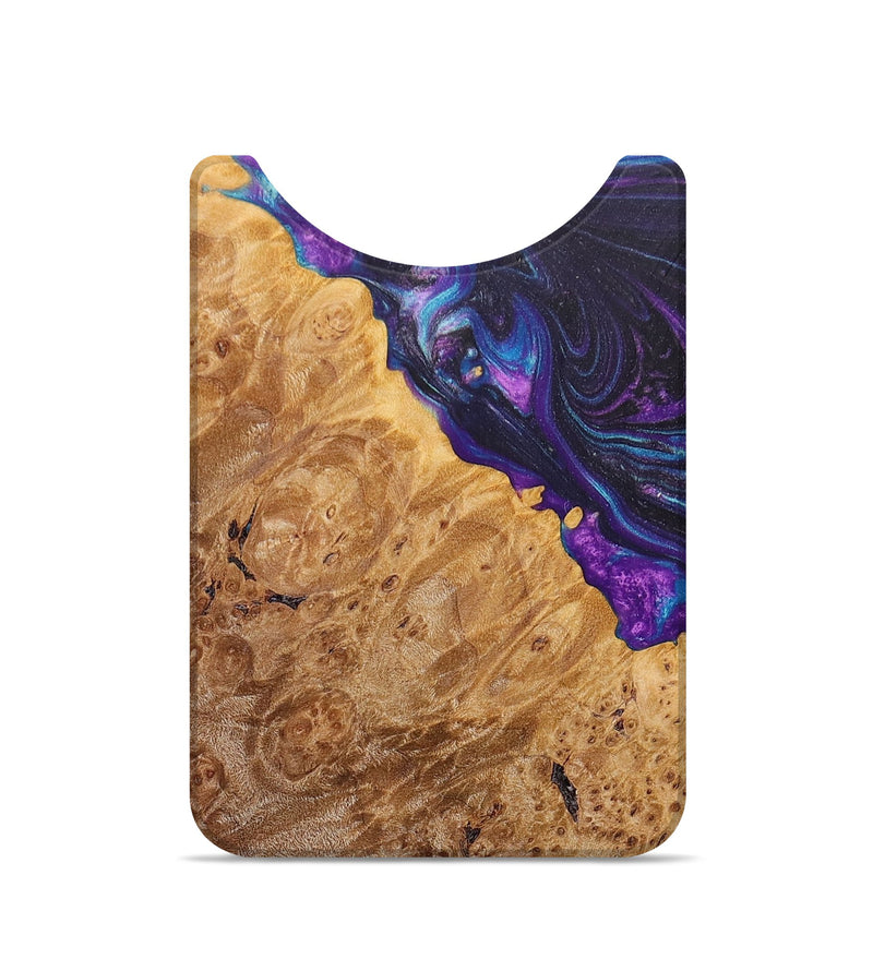 Live Edge Wood+Resin Wallet - Haisley (Purple, 673039)