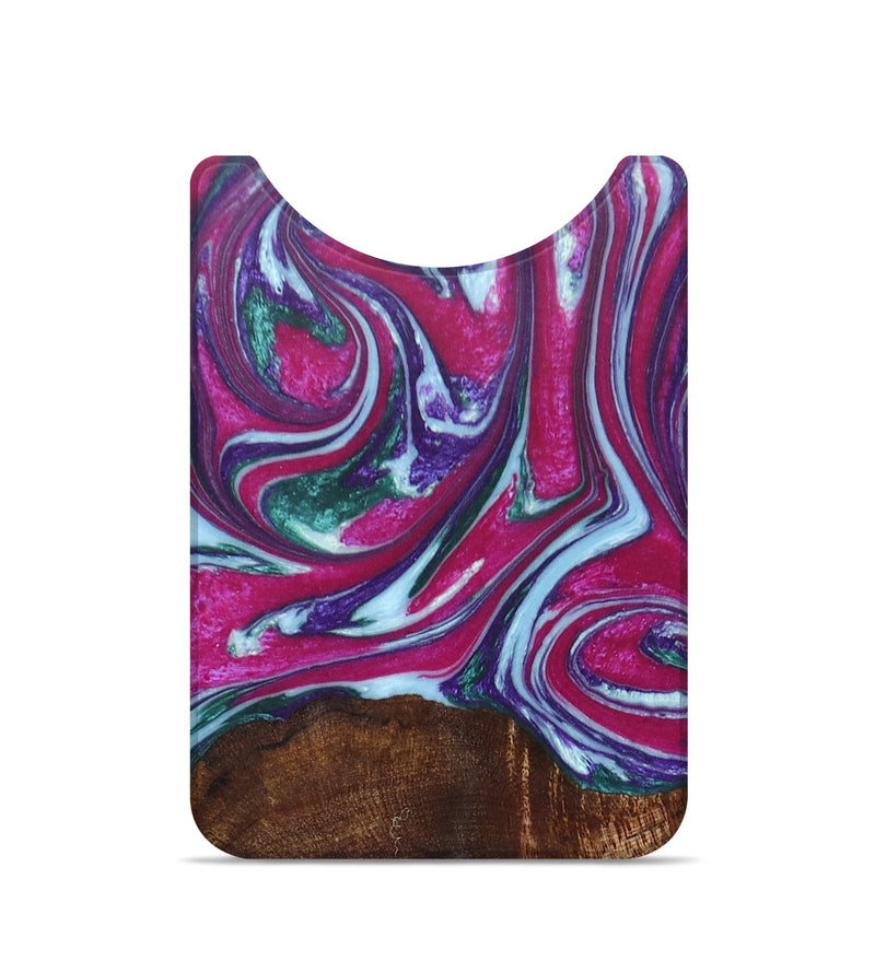 Live Edge Wood+Resin Wallet - Corbin (Purple, 673044)