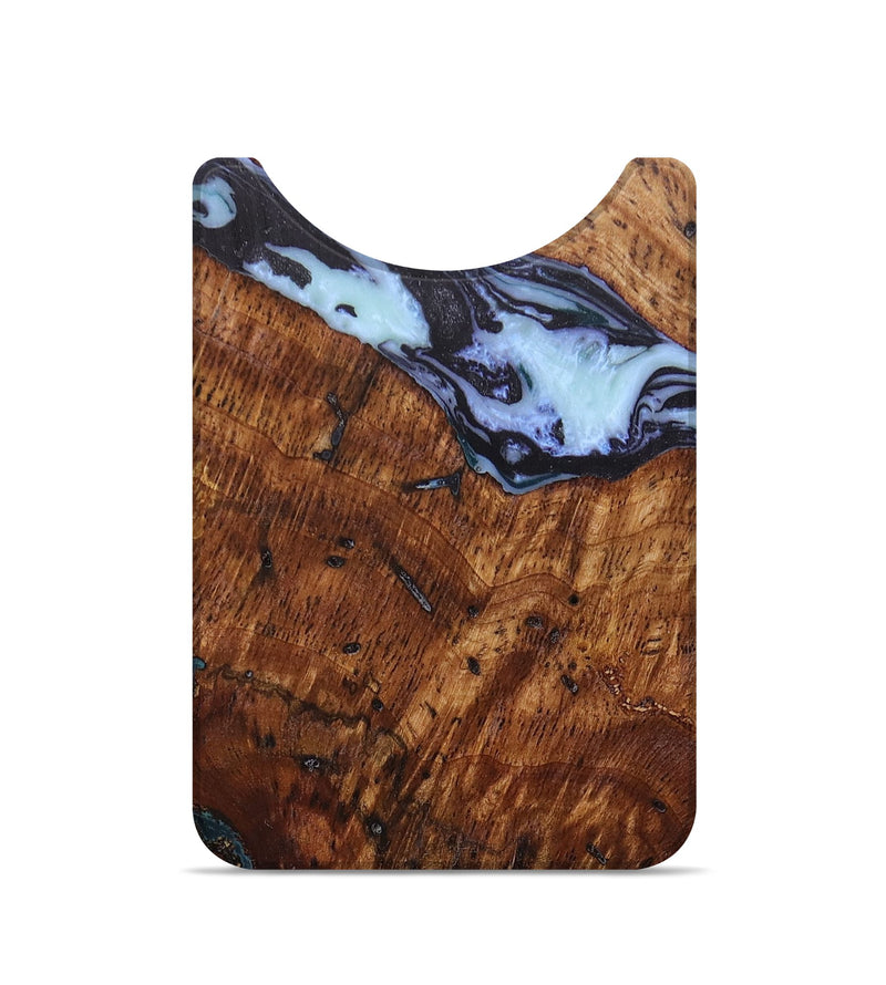 Live Edge Wood+Resin Wallet - Khalil (Green, 673048)