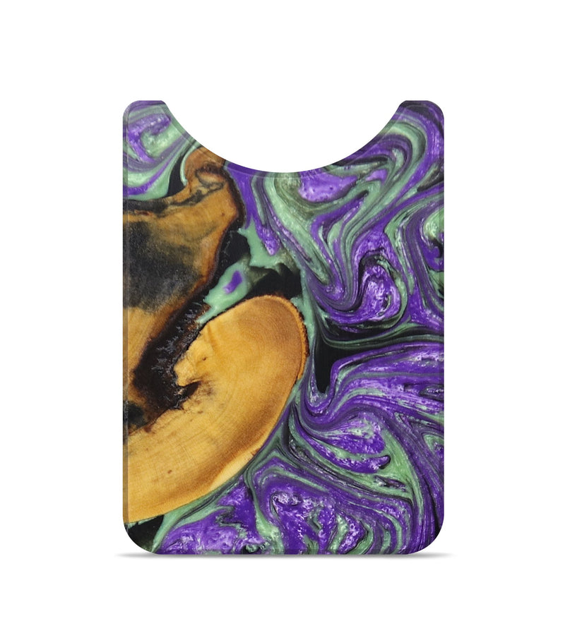 Live Edge Wood+Resin Wallet - Carmen (Purple, 673059)