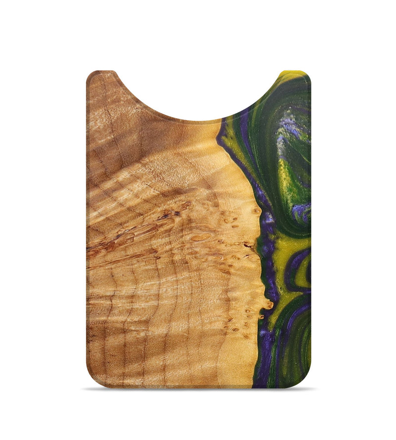 Live Edge Wood+Resin Wallet - Dalton (Purple, 673069)