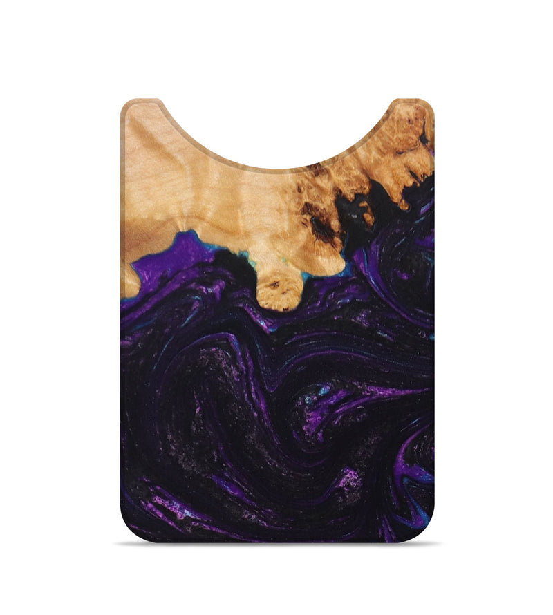 Live Edge Wood+Resin Wallet - Kellan (Purple, 673079)