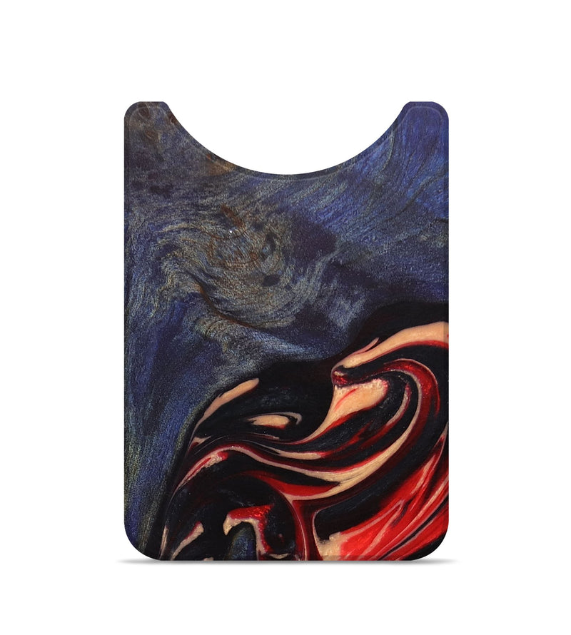 Live Edge Wood+Resin Wallet - Gabrielle (Red, 673170)