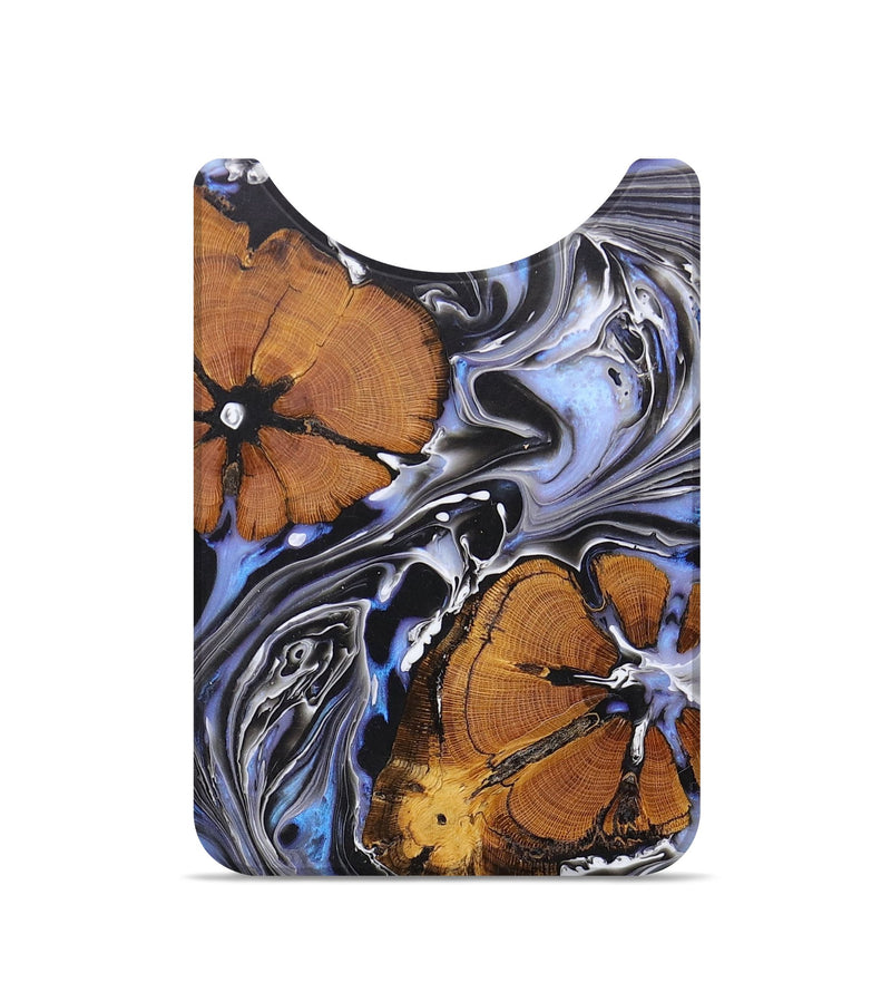 Live Edge Wood+Resin Wallet - Chester (Black & White, 673206)