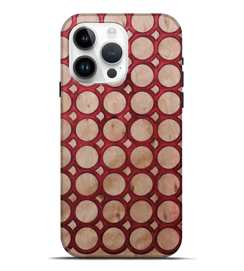 iPhone 15 Pro Max Wood+Resin Live Edge Phone Case - Dora (Pattern, 673208)