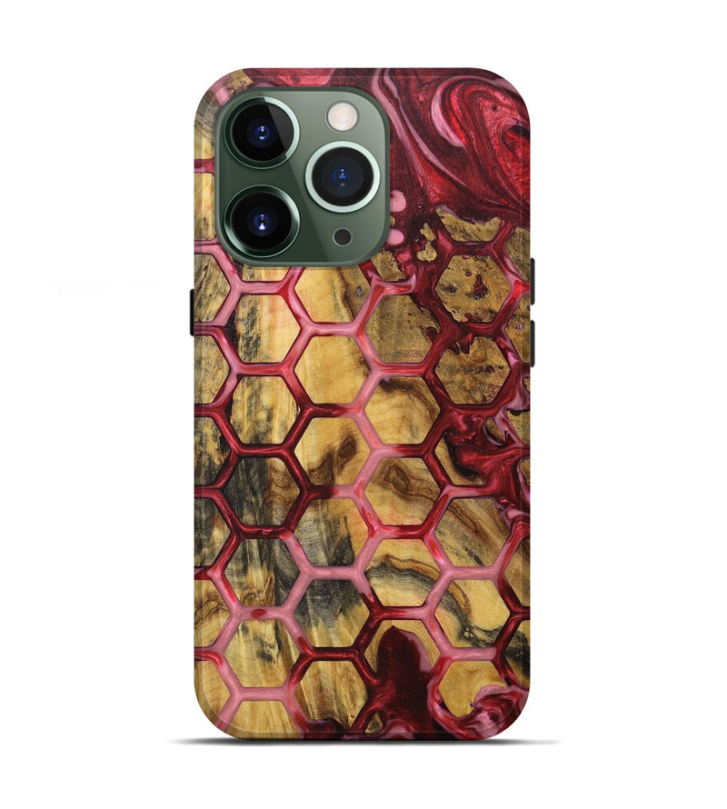 iPhone 13 Pro Wood+Resin Live Edge Phone Case - Kai (Pattern, 673212)