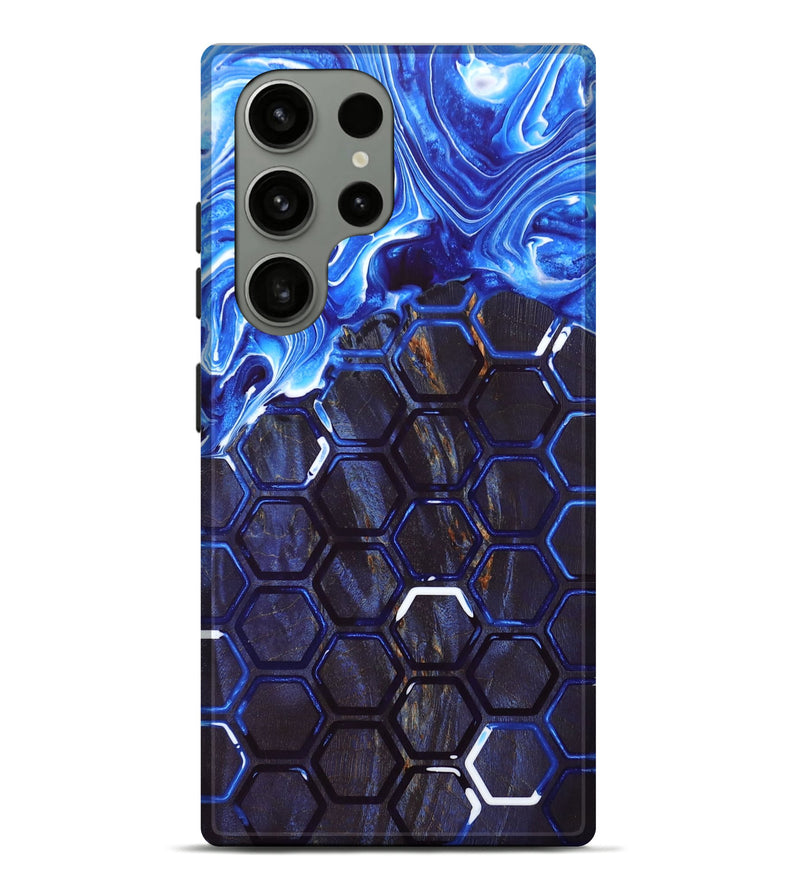 Galaxy S23 Ultra Wood+Resin Live Edge Phone Case - Lydia (Pattern, 673213)