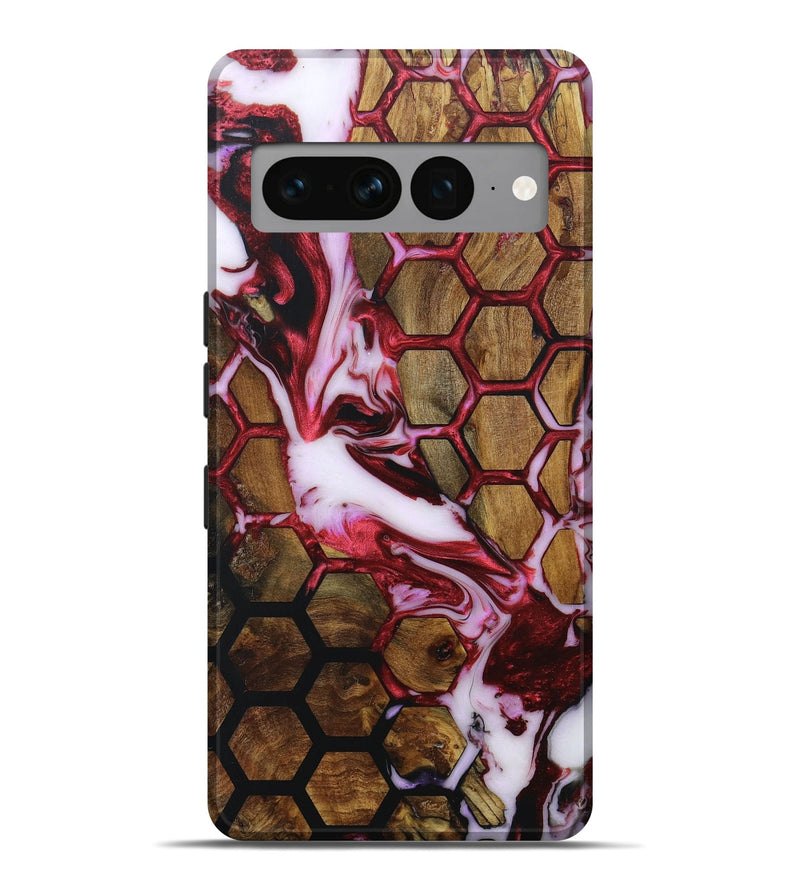 Pixel 7 Pro Wood+Resin Live Edge Phone Case - Kellan (Pattern, 673223)