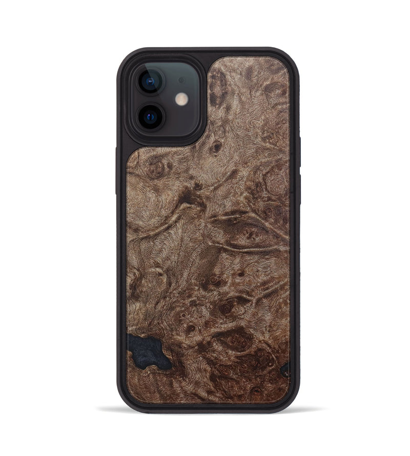 iPhone 12 Wood+Resin Phone Case - Sadie (Wood Burl, 673295)