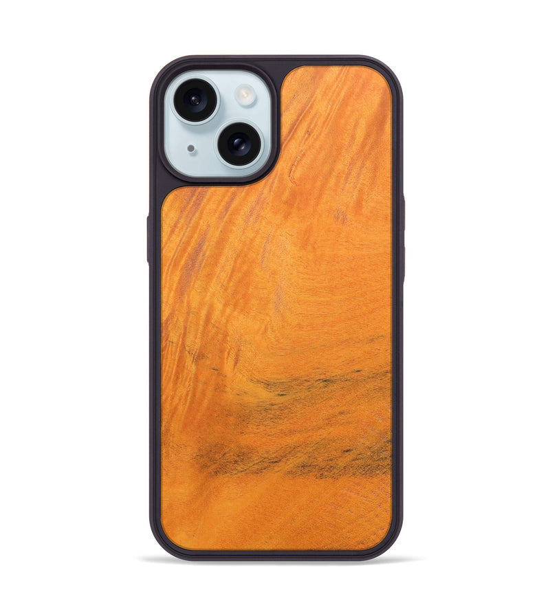 iPhone 15 Wood+Resin Phone Case - Atlas (Wood Burl, 673299)