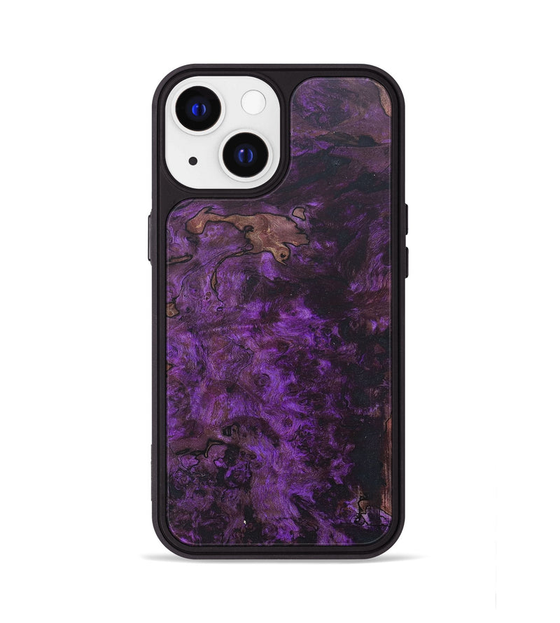 iPhone 13 Wood+Resin Phone Case - Kobe (Wood Burl, 673301)