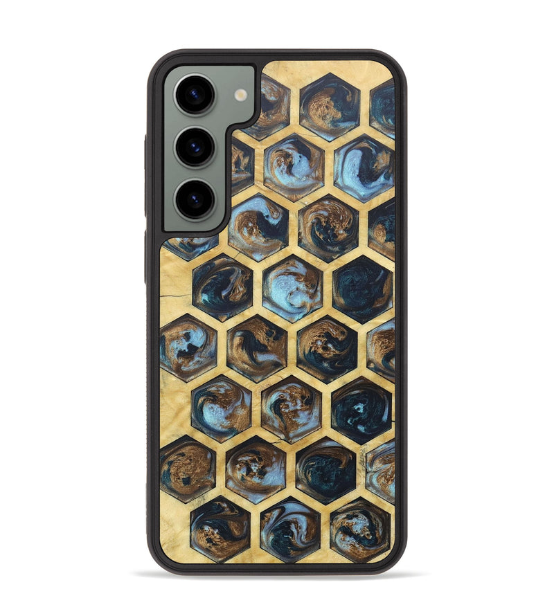 Galaxy S23 Plus Wood+Resin Phone Case - Audra (Pattern, 673336)