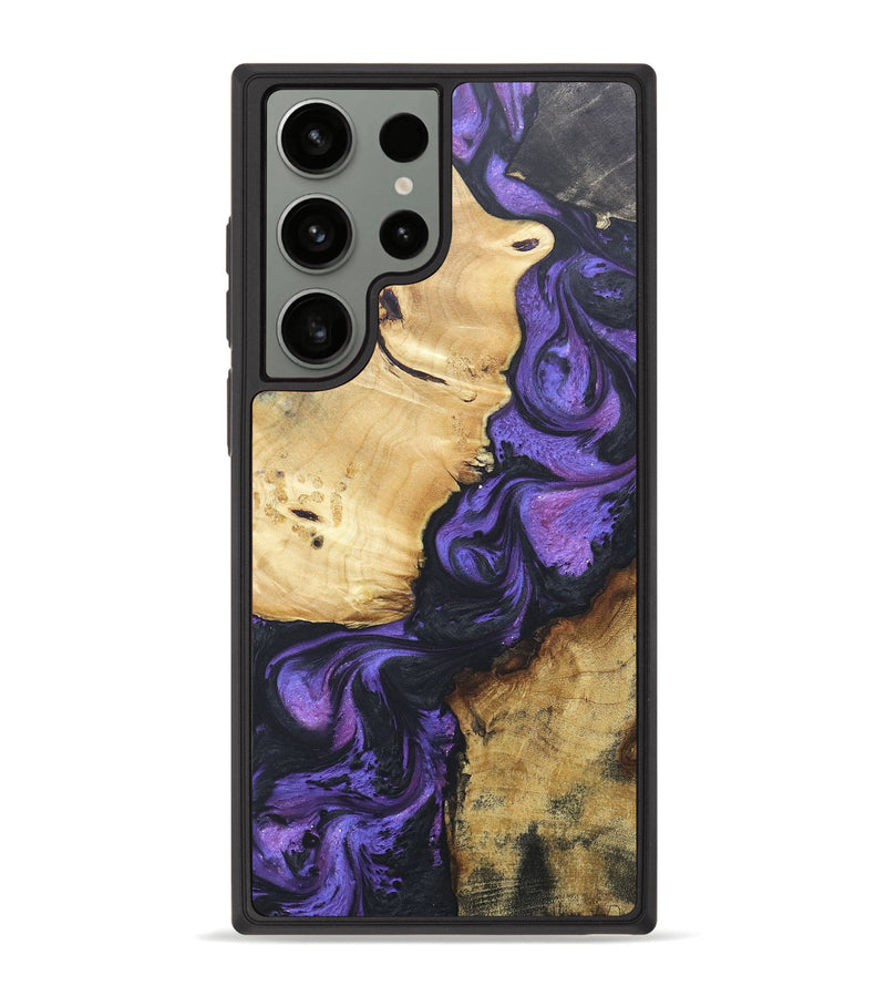 Galaxy S23 Ultra Wood+Resin Phone Case - Blake (Mosaic, 673374)