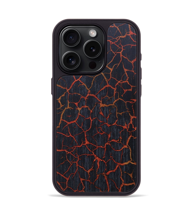 iPhone 15 Pro Wood+Resin Phone Case - Nellie (Lava, 673486)
