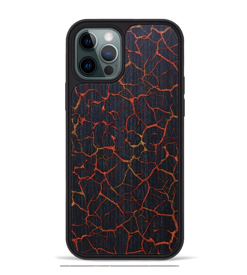 iPhone 12 Pro Max Wood+Resin Phone Case - Jace (Lava, 673500)