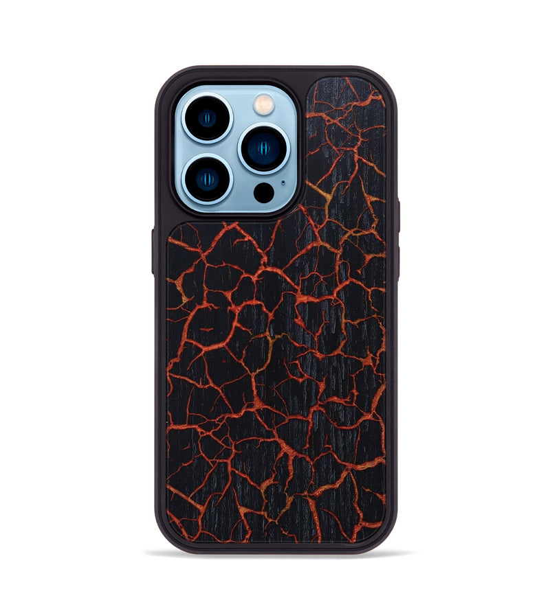 iPhone 14 Pro Wood+Resin Phone Case - Trenton (Lava, 673513)