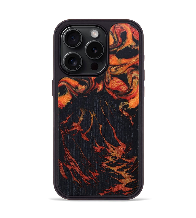 iPhone 15 Pro Wood+Resin Phone Case - Claude (Lava, 673516)