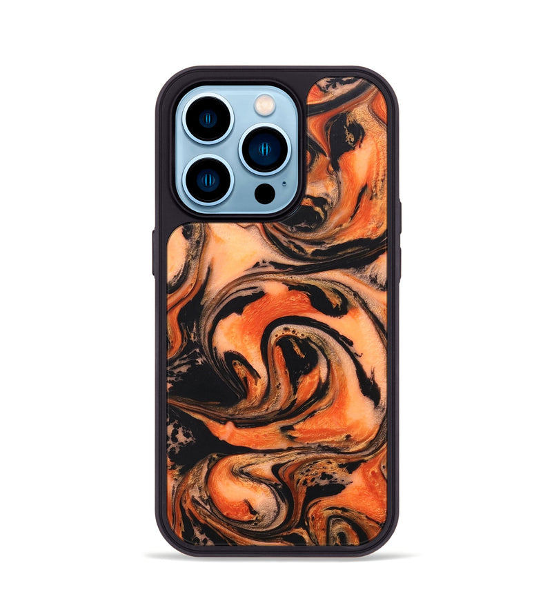 iPhone 14 Pro Wood+Resin Phone Case - Paulina (Lava, 673542)
