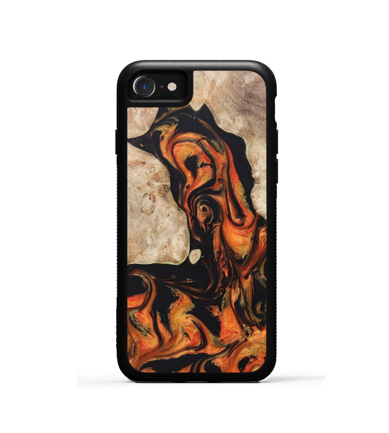 iPhone SE Wood+Resin Phone Case - Andy (Lava, 673544)