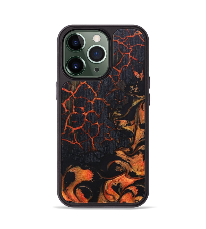 iPhone 13 Pro Wood+Resin Phone Case - Colton (Lava, 673551)