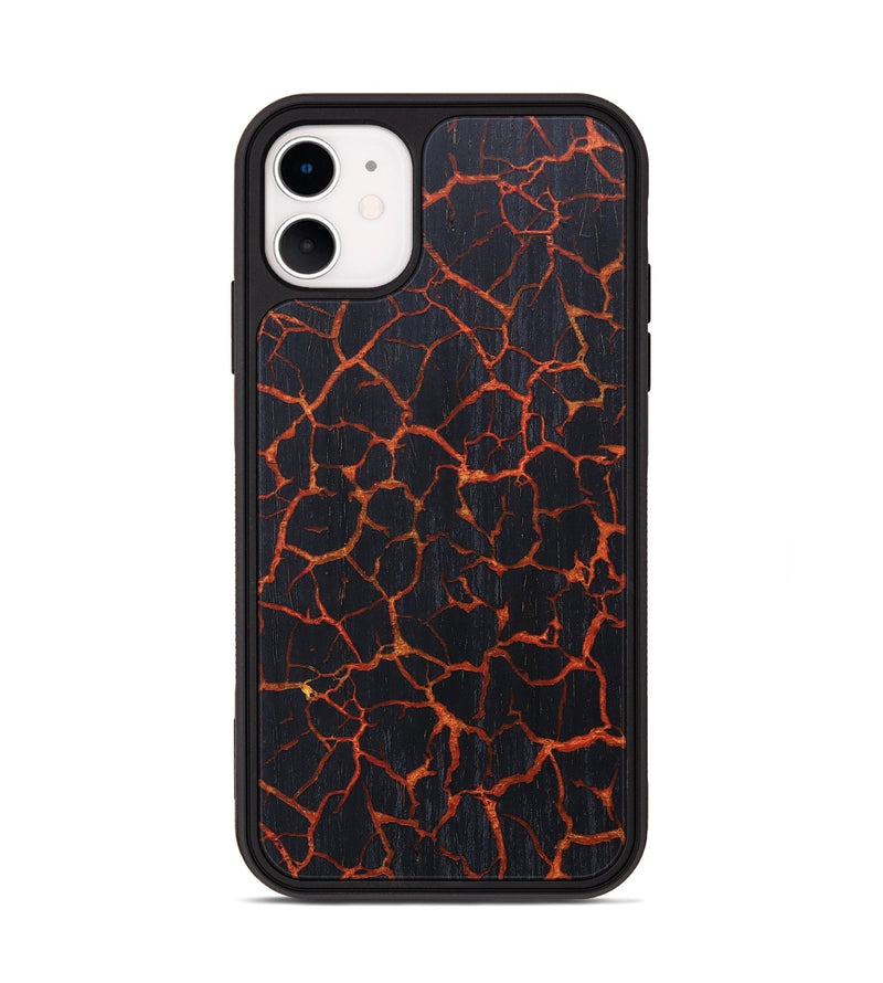 iPhone 11 Wood+Resin Phone Case - Cheyenne (Lava, 673554)