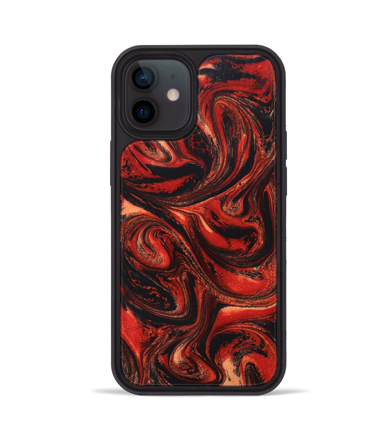 iPhone 12 Wood+Resin Phone Case - Juliana (Lava, 673555)