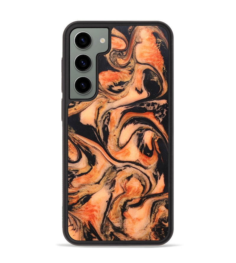 Galaxy S23 Plus Wood+Resin Phone Case - Destinee (Lava, 673557)