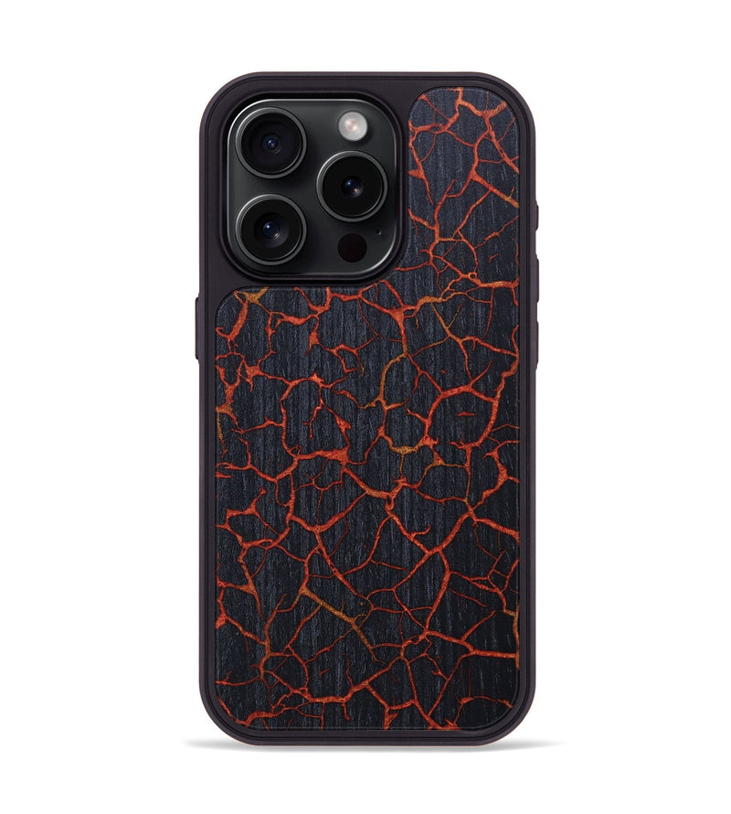 iPhone 15 Pro Wood+Resin Phone Case - Lizzie (Lava, 673560)