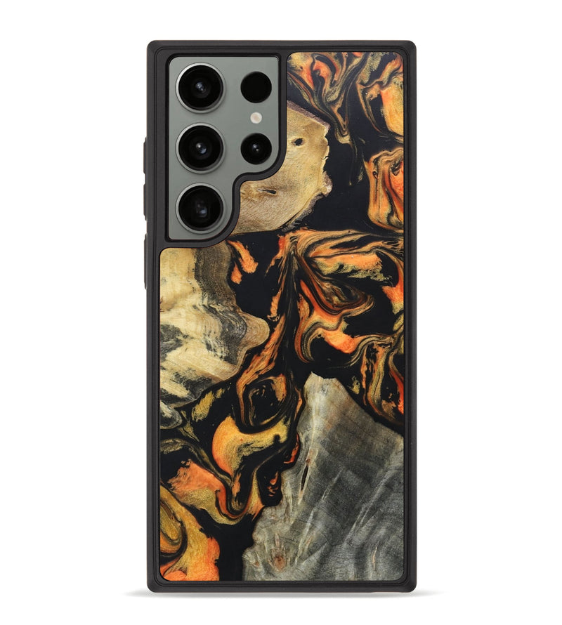 Galaxy S23 Ultra Wood+Resin Phone Case - Kailey (Lava, 673561)