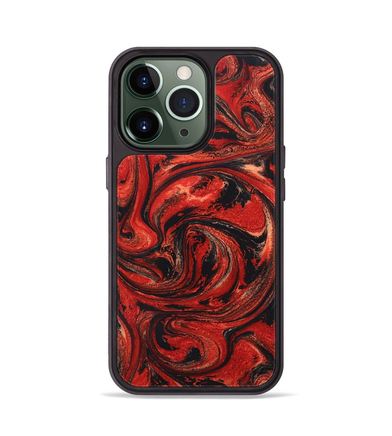 iPhone 13 Pro Wood+Resin Phone Case - Curtis (Lava, 673571)