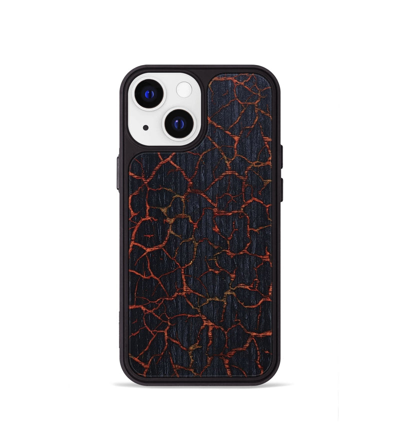 iPhone 13 mini Wood+Resin Phone Case - Ryan (Lava, 673583)