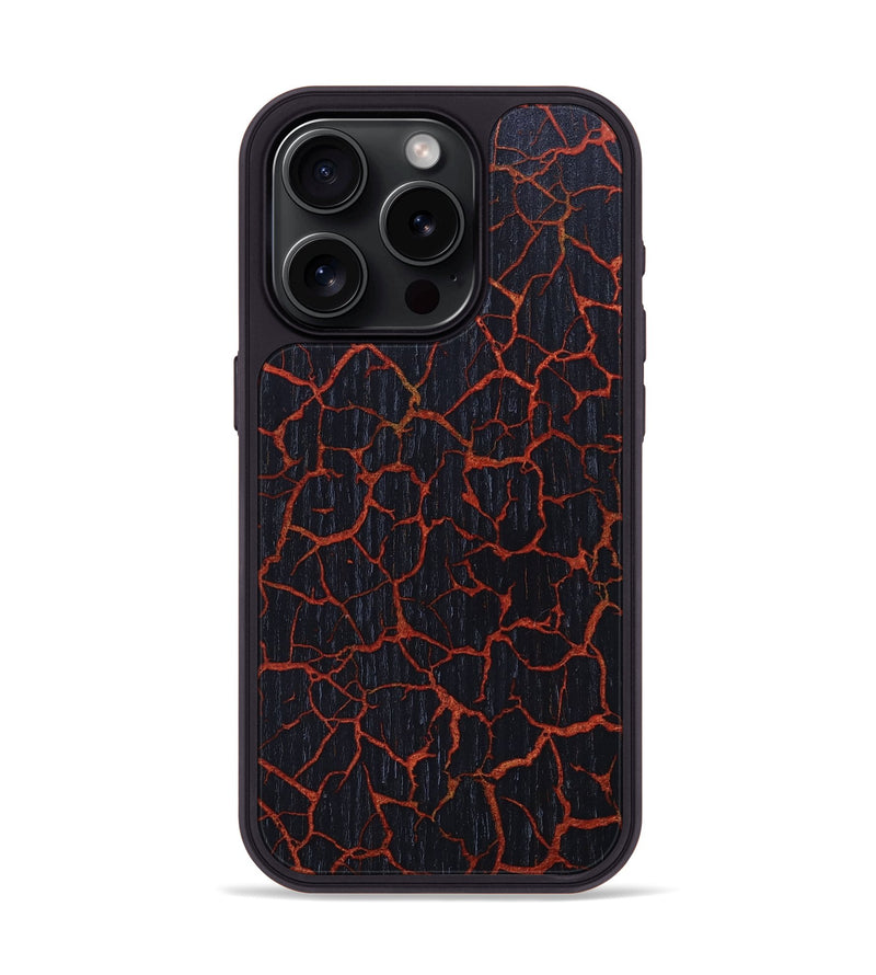iPhone 15 Pro Wood+Resin Phone Case - Caiden (Lava, 673593)
