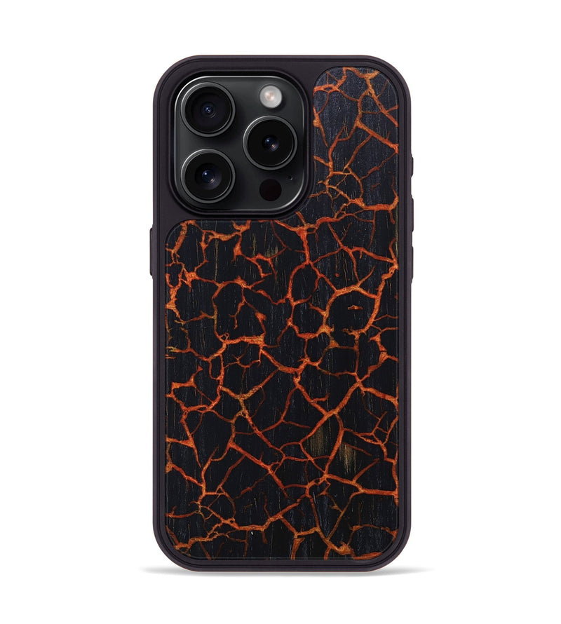 iPhone 15 Pro Wood+Resin Phone Case - Kerry (Lava, 673597)