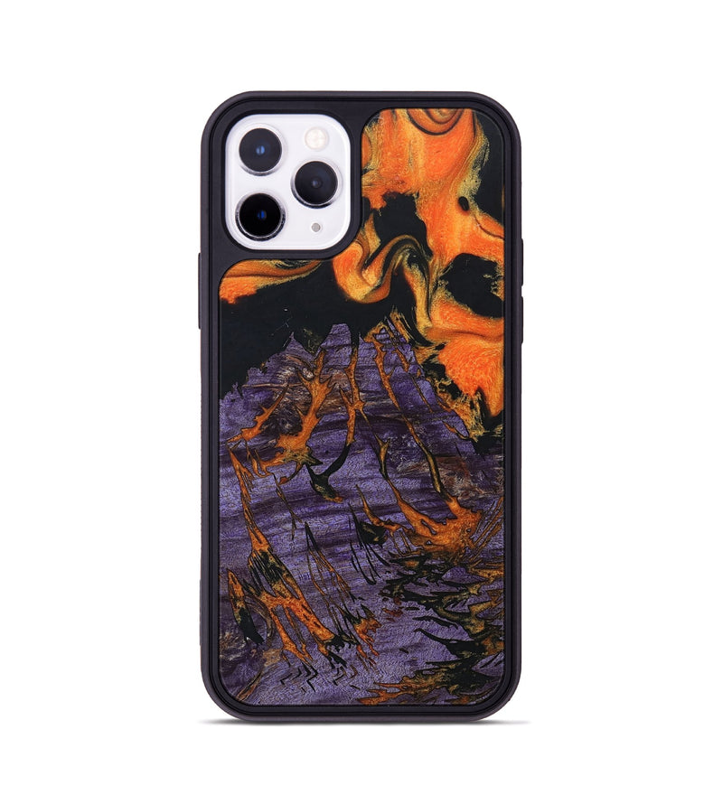iPhone 11 Pro Wood+Resin Phone Case - Grady (Lava, 673598)