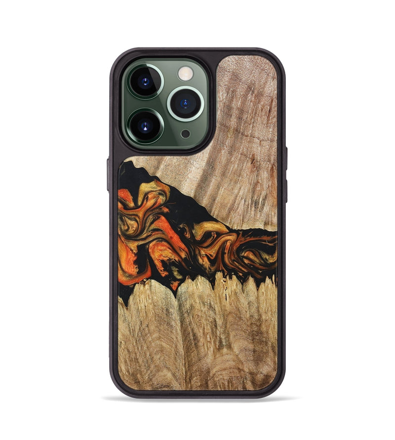 iPhone 13 Pro Wood+Resin Phone Case - Remi (Lava, 673599)
