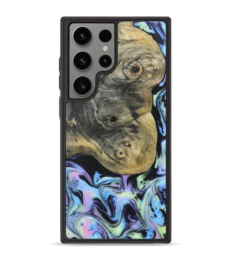 Galaxy S23 Ultra Wood+Resin Phone Case - Luka (Aurora, 673630)
