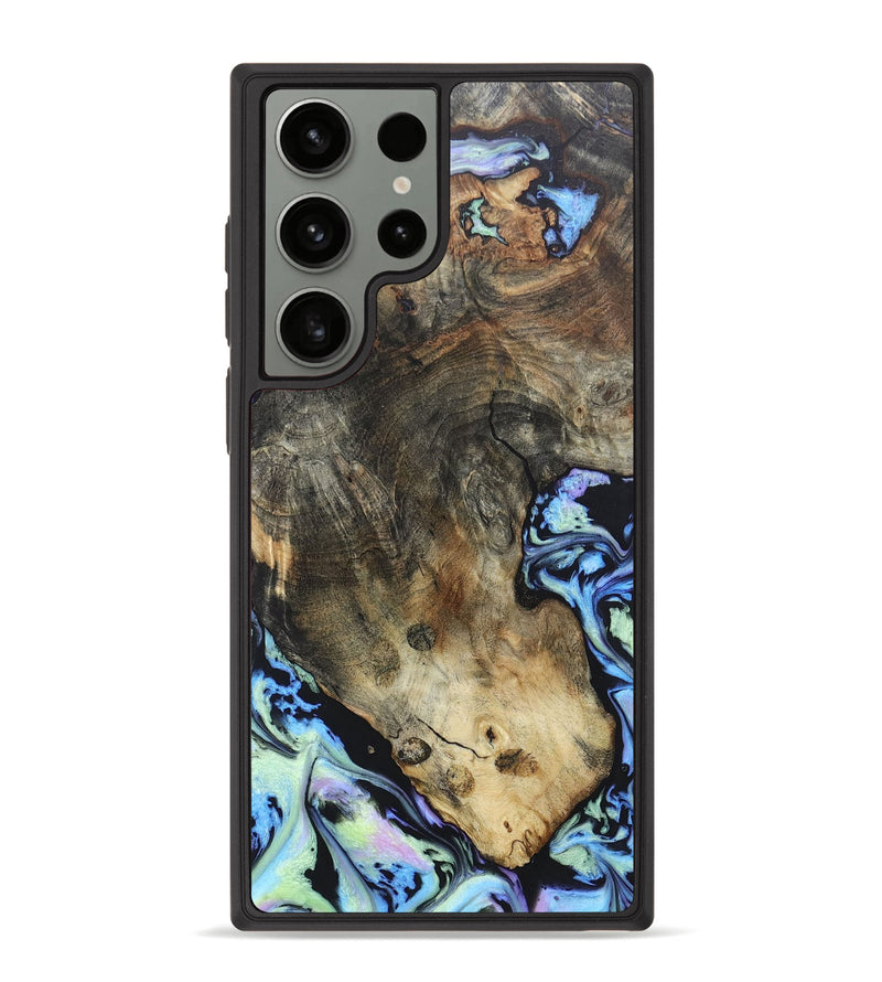 Galaxy S23 Ultra Wood+Resin Phone Case - Angelo (Aurora, 673637)