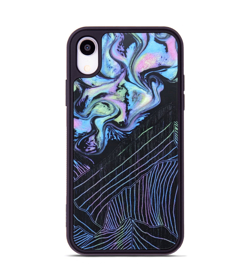 iPhone Xr Wood+Resin Phone Case - Tierra (Aurora, 673640)