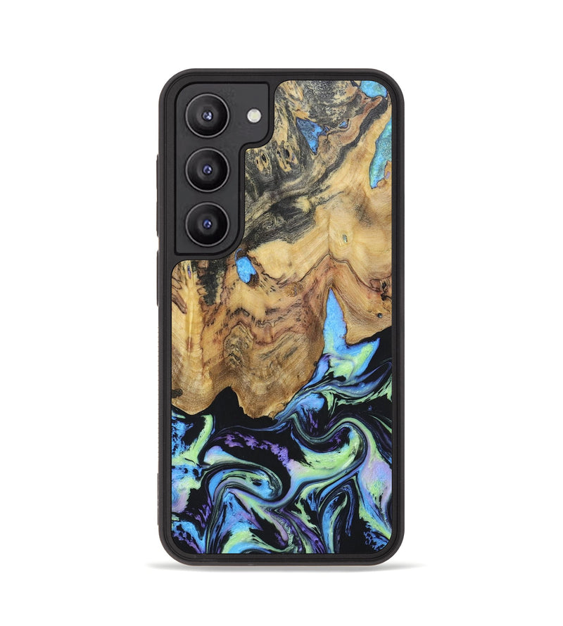 Galaxy S23 Wood+Resin Phone Case - Hayes (Aurora, 673699)