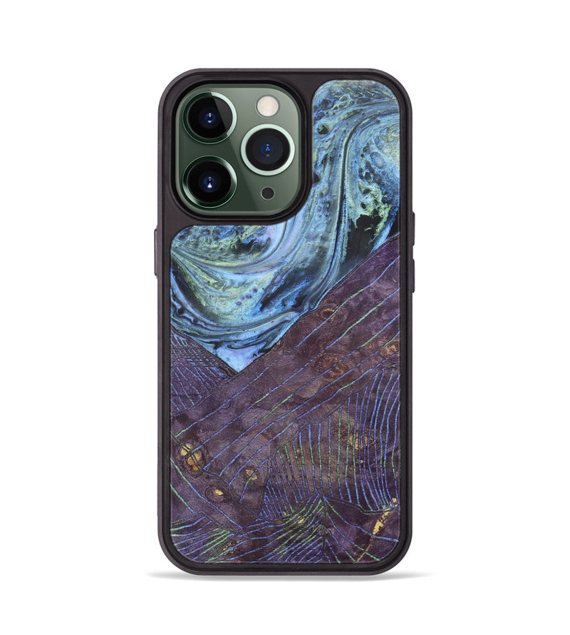 iPhone 13 Pro Wood+Resin Phone Case - Yvonne (Aurora, 673705)