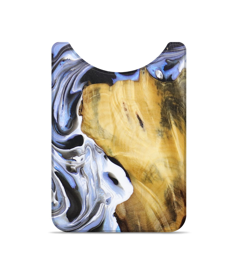 Live Edge Wood+Resin Wallet - Andre (Purple, 673729)